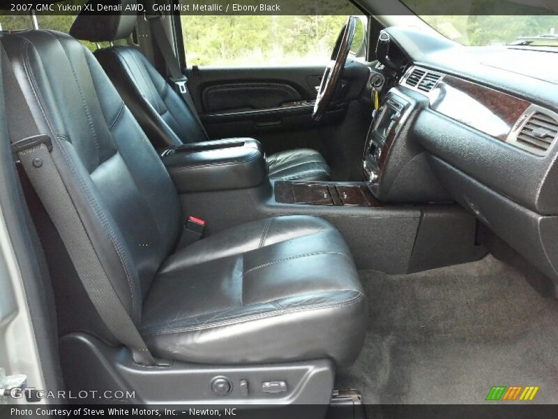 Gold Mist Metallic / Ebony Black 2007 GMC Yukon XL Denali AWD