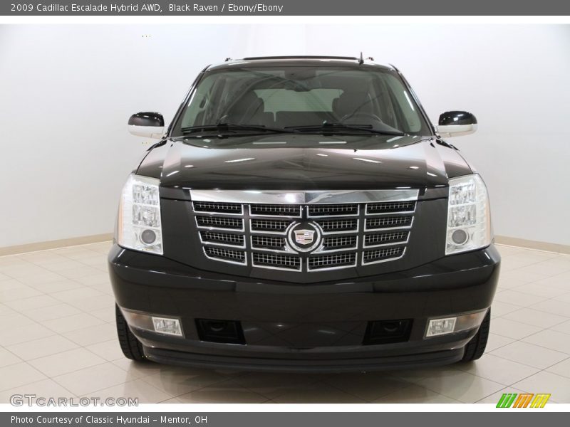 Black Raven / Ebony/Ebony 2009 Cadillac Escalade Hybrid AWD