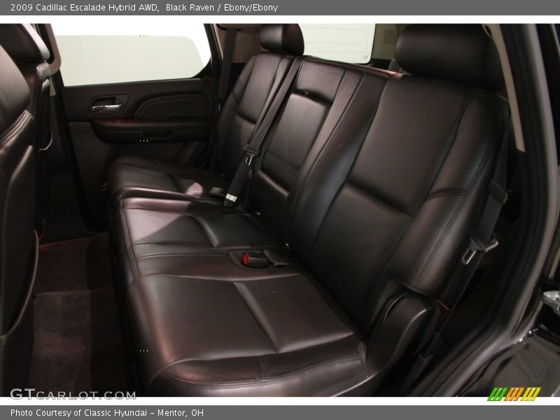 Black Raven / Ebony/Ebony 2009 Cadillac Escalade Hybrid AWD