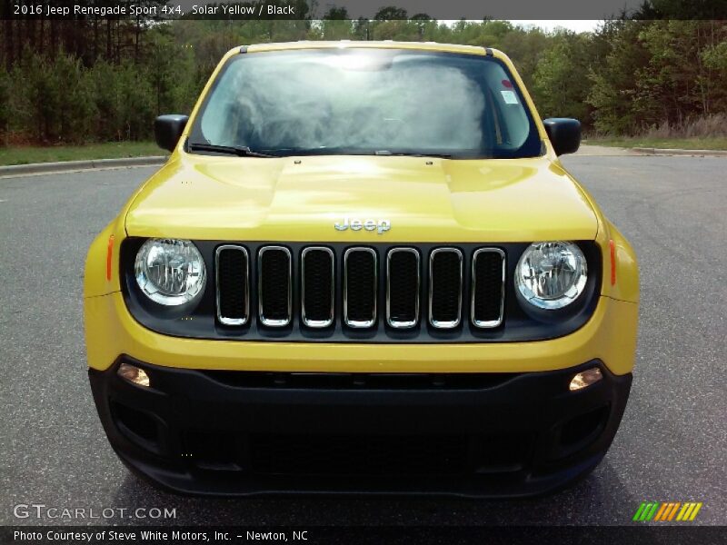 Solar Yellow / Black 2016 Jeep Renegade Sport 4x4