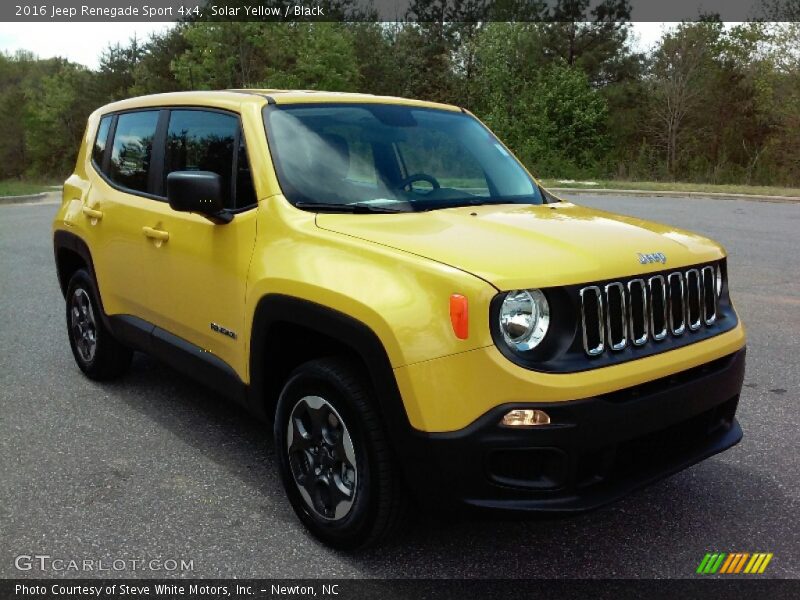 Solar Yellow / Black 2016 Jeep Renegade Sport 4x4