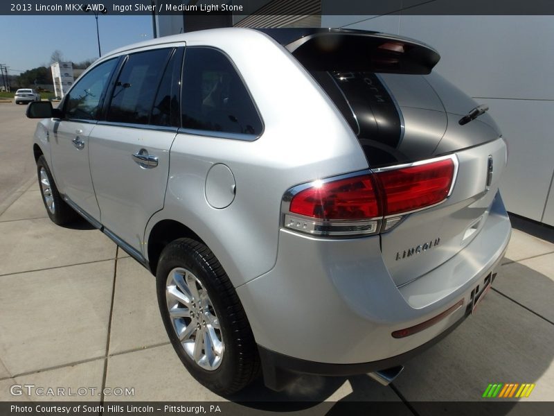 Ingot Silver / Medium Light Stone 2013 Lincoln MKX AWD
