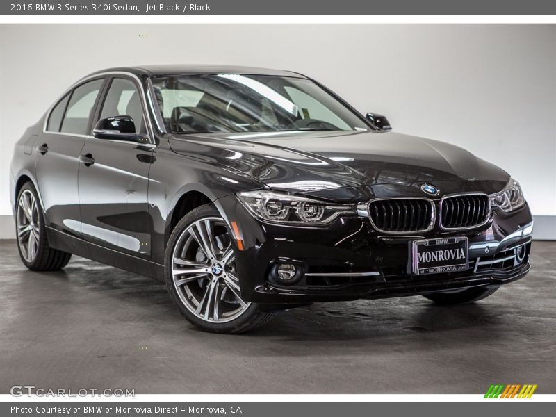 Jet Black / Black 2016 BMW 3 Series 340i Sedan