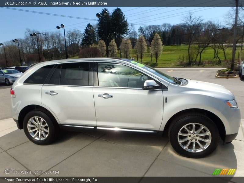 Ingot Silver / Medium Light Stone 2013 Lincoln MKX AWD