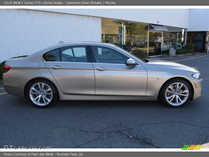 Cashmere Silver Metallic / Mocha 2016 BMW 5 Series 535i xDrive Sedan