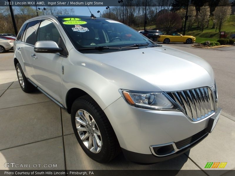 Ingot Silver / Medium Light Stone 2013 Lincoln MKX AWD