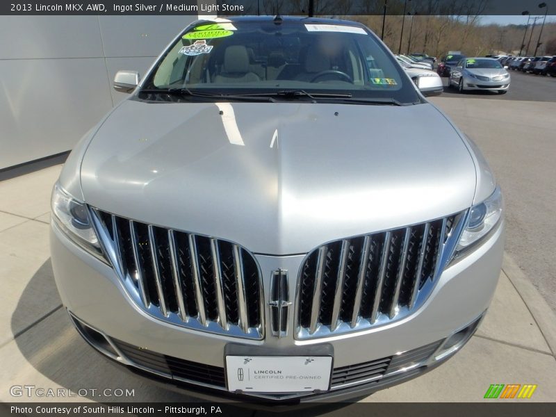 Ingot Silver / Medium Light Stone 2013 Lincoln MKX AWD