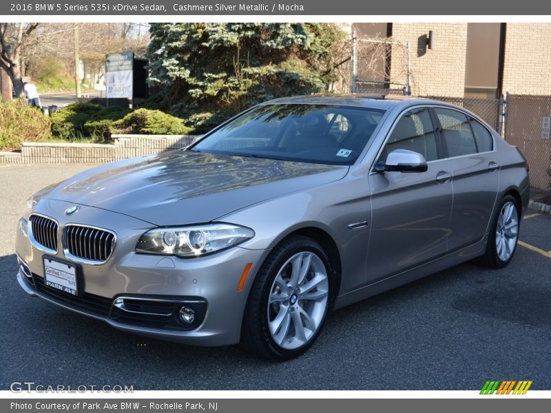 Cashmere Silver Metallic / Mocha 2016 BMW 5 Series 535i xDrive Sedan