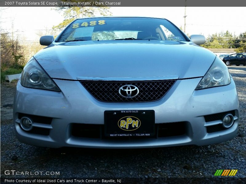 Titanium Metallic / Dark Charcoal 2007 Toyota Solara SE Coupe
