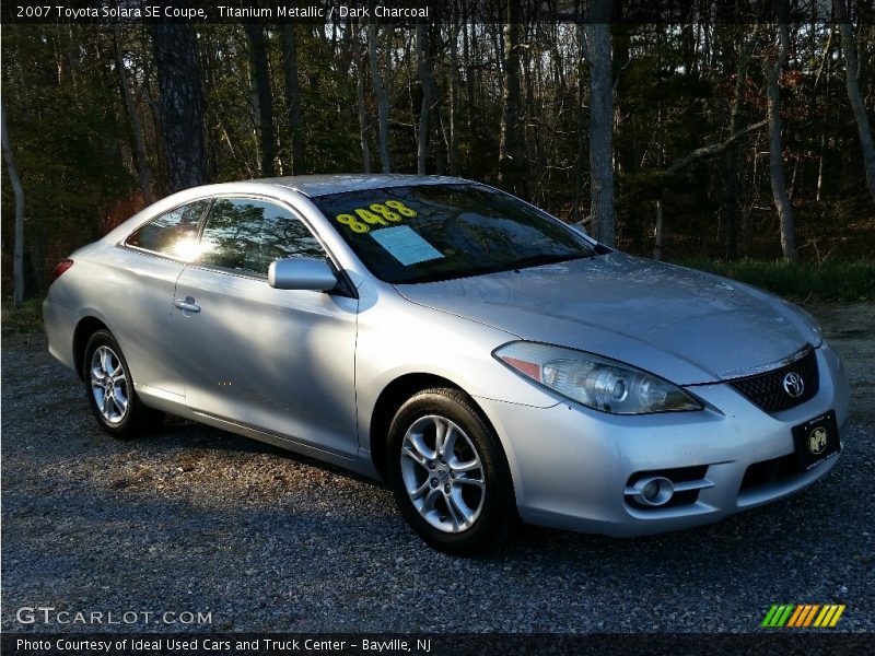 Titanium Metallic / Dark Charcoal 2007 Toyota Solara SE Coupe
