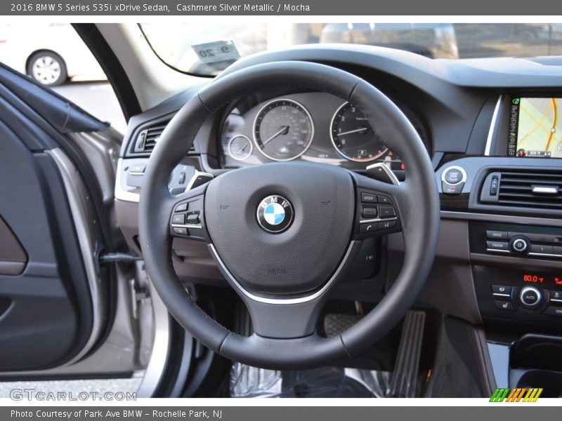 Cashmere Silver Metallic / Mocha 2016 BMW 5 Series 535i xDrive Sedan