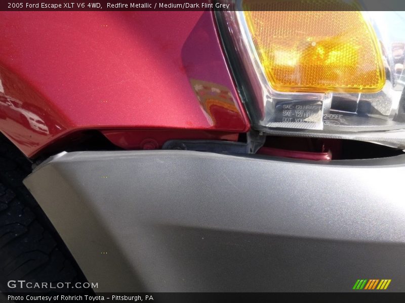 Redfire Metallic / Medium/Dark Flint Grey 2005 Ford Escape XLT V6 4WD