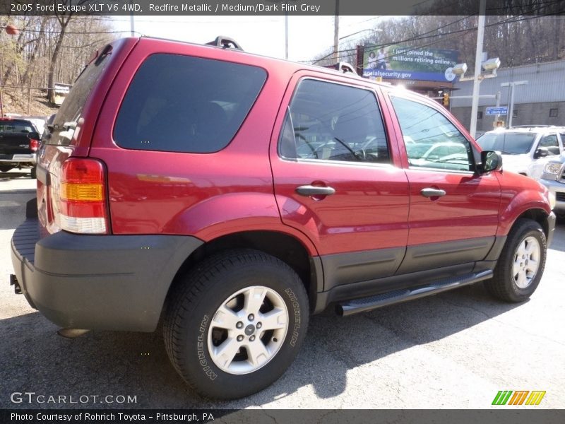 Redfire Metallic / Medium/Dark Flint Grey 2005 Ford Escape XLT V6 4WD