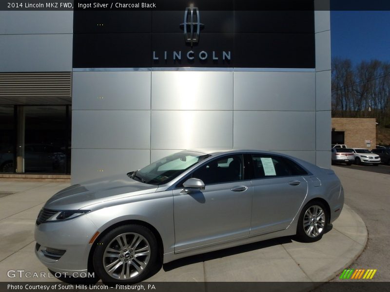 Ingot Silver / Charcoal Black 2014 Lincoln MKZ FWD