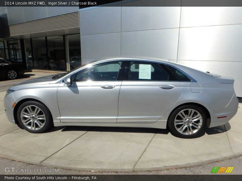 Ingot Silver / Charcoal Black 2014 Lincoln MKZ FWD