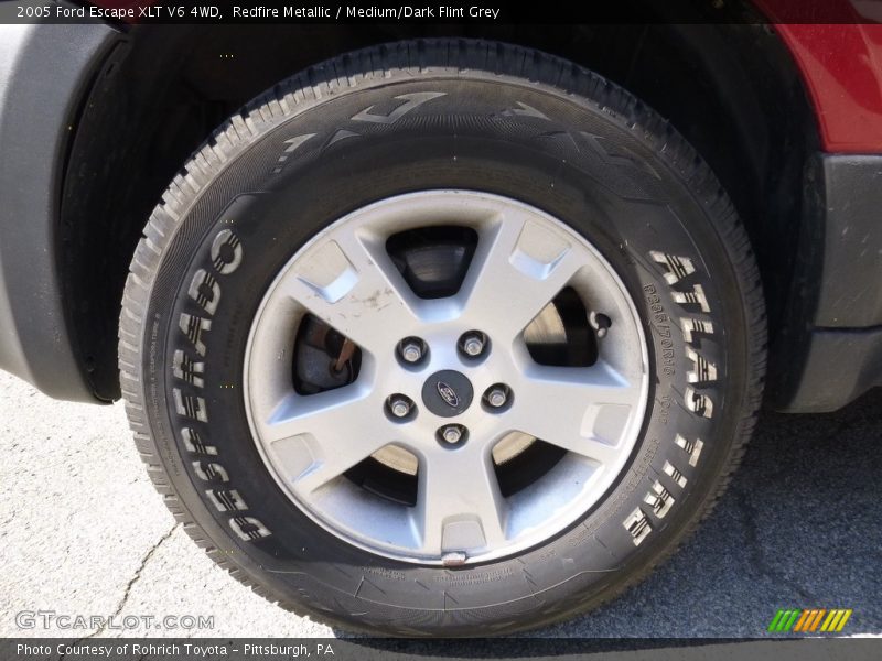 Redfire Metallic / Medium/Dark Flint Grey 2005 Ford Escape XLT V6 4WD