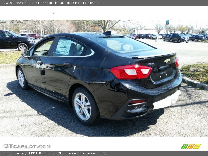 Mosaic Black Metallic / Jet Black 2016 Chevrolet Cruze LT Sedan