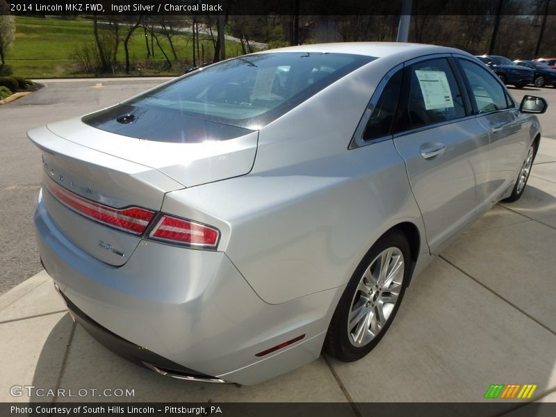 Ingot Silver / Charcoal Black 2014 Lincoln MKZ FWD