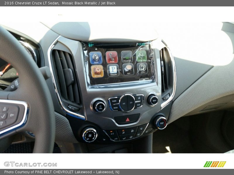 Mosaic Black Metallic / Jet Black 2016 Chevrolet Cruze LT Sedan