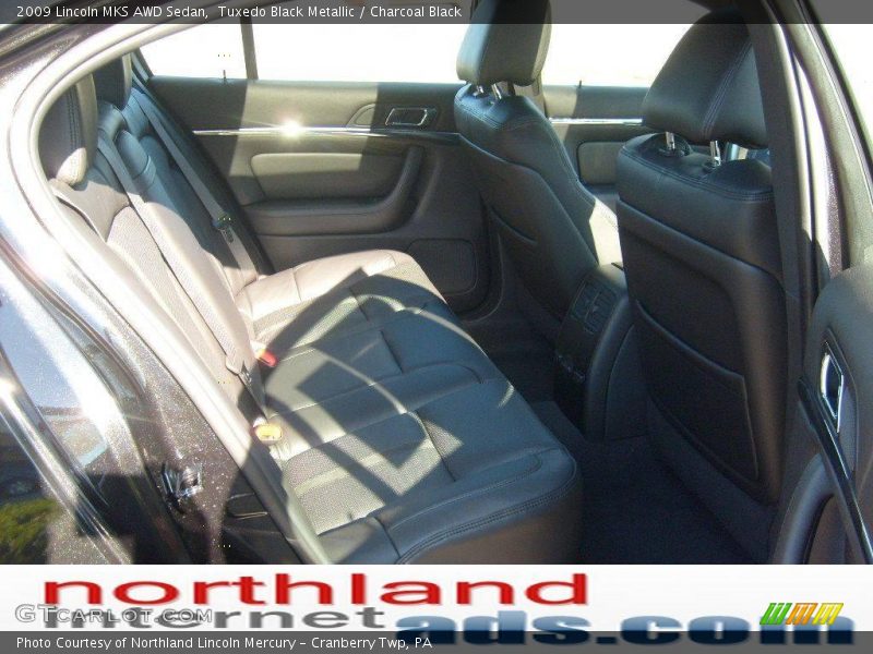 Tuxedo Black Metallic / Charcoal Black 2009 Lincoln MKS AWD Sedan