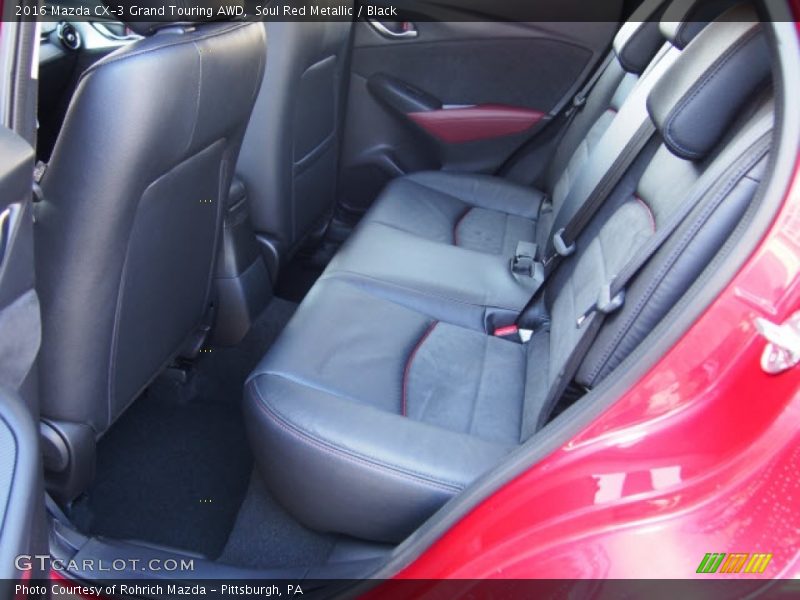 Soul Red Metallic / Black 2016 Mazda CX-3 Grand Touring AWD