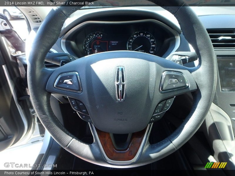 Ingot Silver / Charcoal Black 2014 Lincoln MKZ FWD
