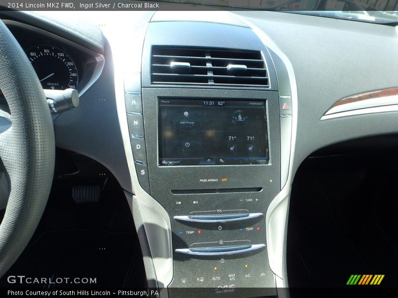 Ingot Silver / Charcoal Black 2014 Lincoln MKZ FWD