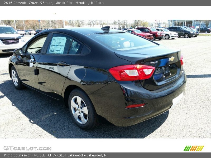 Mosaic Black Metallic / Jet Black 2016 Chevrolet Cruze LS Sedan
