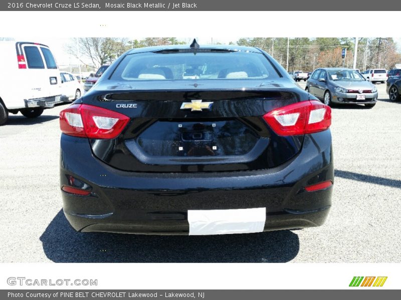 Mosaic Black Metallic / Jet Black 2016 Chevrolet Cruze LS Sedan