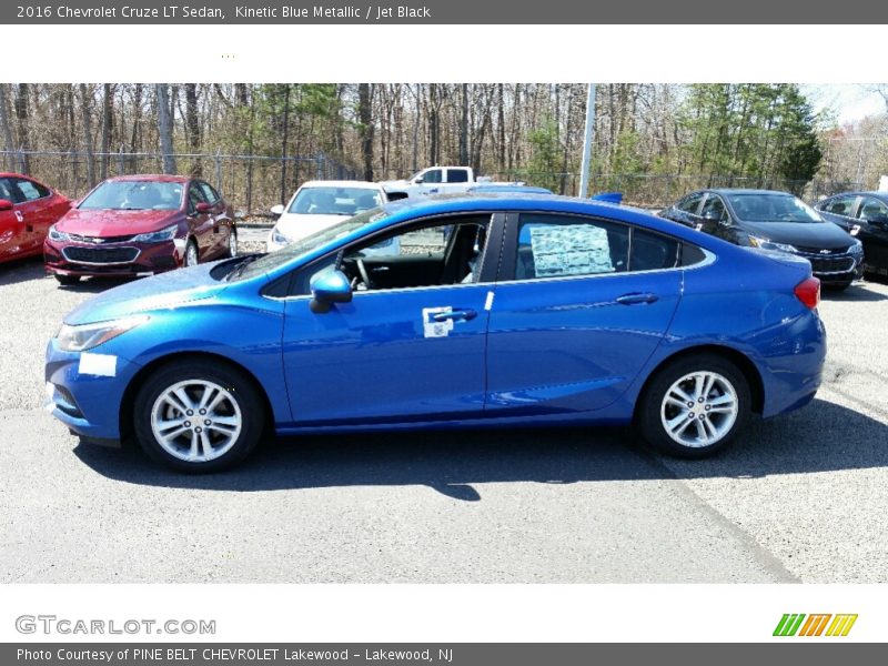 Kinetic Blue Metallic / Jet Black 2016 Chevrolet Cruze LT Sedan