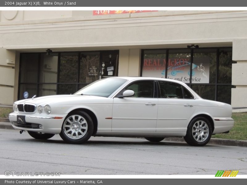 White Onyx / Sand 2004 Jaguar XJ XJ8