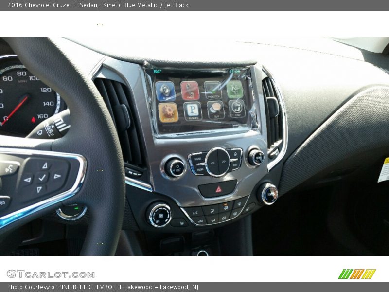 Kinetic Blue Metallic / Jet Black 2016 Chevrolet Cruze LT Sedan