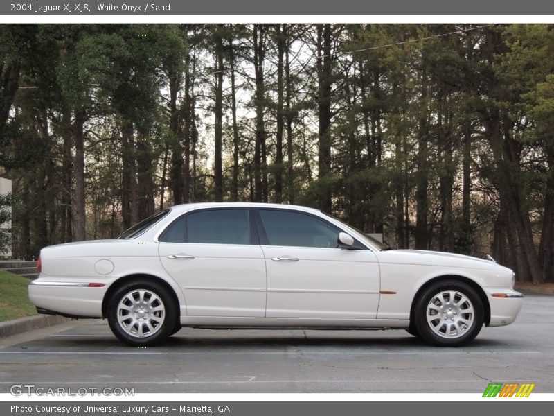 White Onyx / Sand 2004 Jaguar XJ XJ8