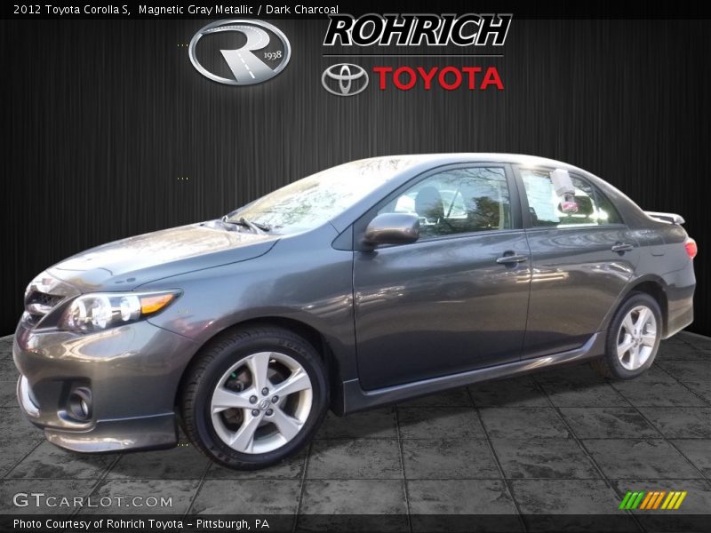 Magnetic Gray Metallic / Dark Charcoal 2012 Toyota Corolla S