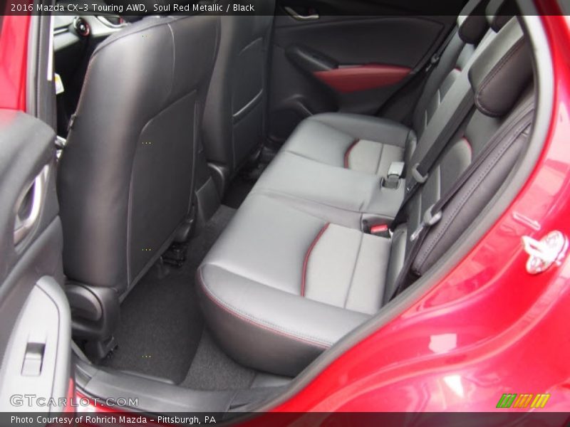 Soul Red Metallic / Black 2016 Mazda CX-3 Touring AWD