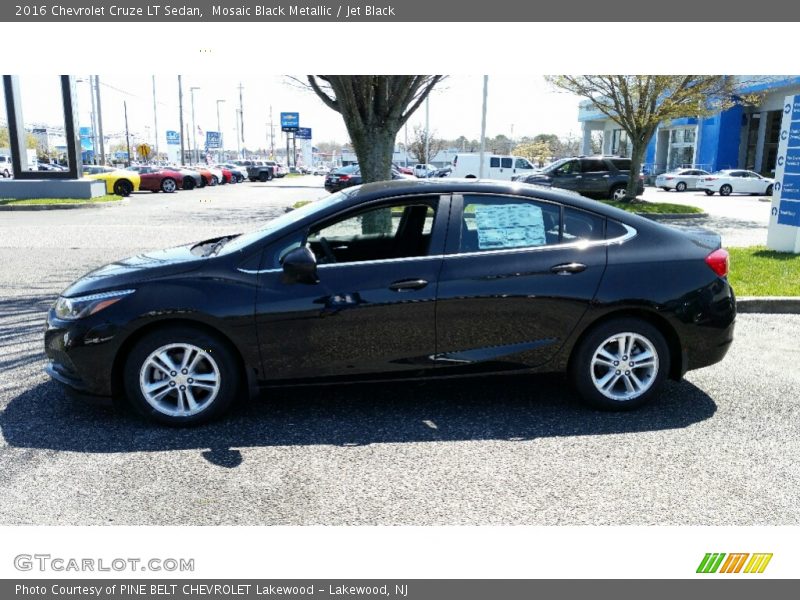 Mosaic Black Metallic / Jet Black 2016 Chevrolet Cruze LT Sedan