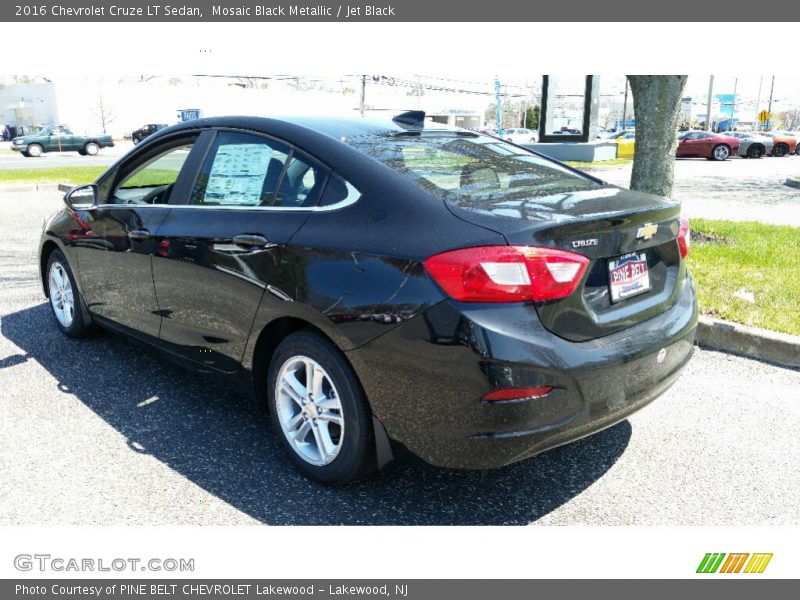 Mosaic Black Metallic / Jet Black 2016 Chevrolet Cruze LT Sedan