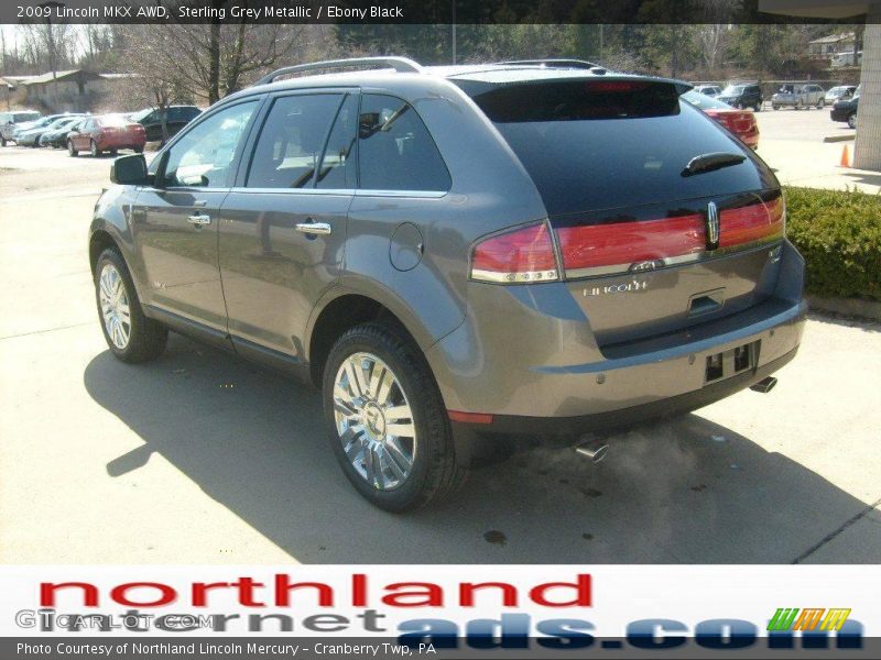 Sterling Grey Metallic / Ebony Black 2009 Lincoln MKX AWD