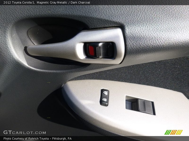 Magnetic Gray Metallic / Dark Charcoal 2012 Toyota Corolla S