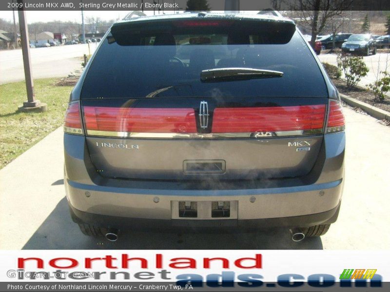 Sterling Grey Metallic / Ebony Black 2009 Lincoln MKX AWD