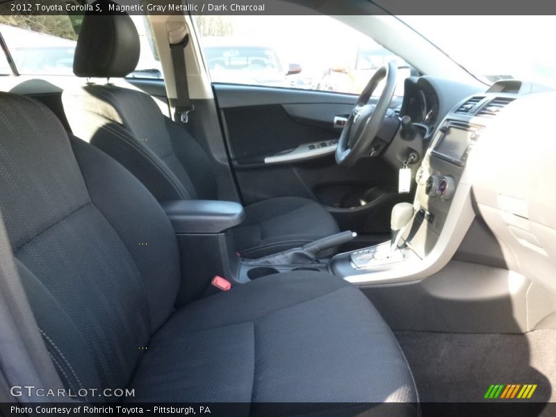 Magnetic Gray Metallic / Dark Charcoal 2012 Toyota Corolla S