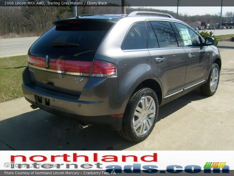 Sterling Grey Metallic / Ebony Black 2009 Lincoln MKX AWD