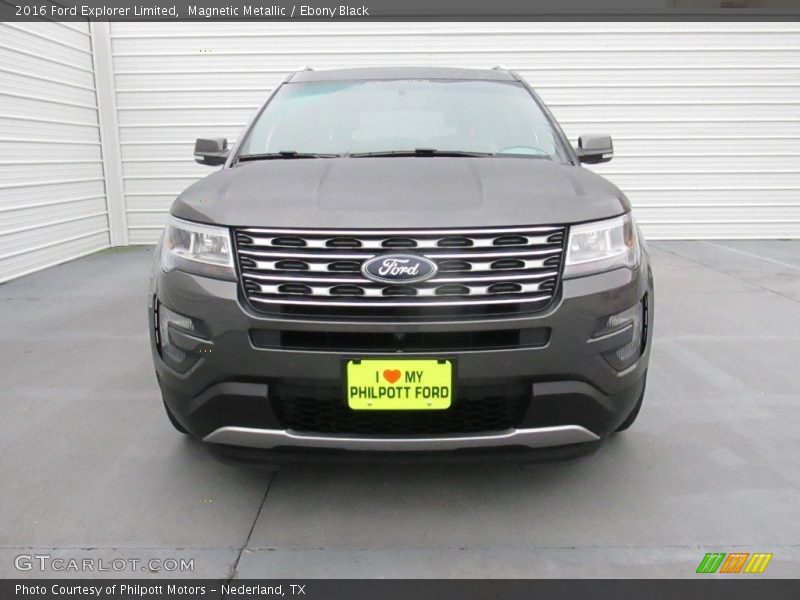 Magnetic Metallic / Ebony Black 2016 Ford Explorer Limited