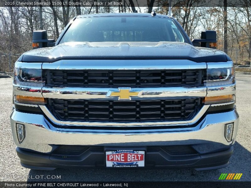 Black / Jet Black 2016 Chevrolet Silverado 1500 LT Double Cab