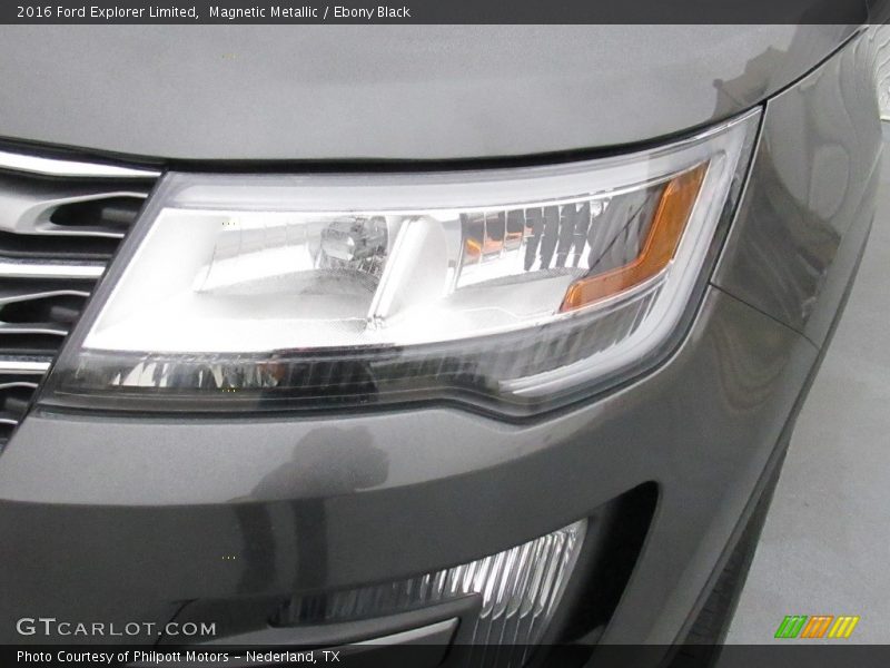 Magnetic Metallic / Ebony Black 2016 Ford Explorer Limited