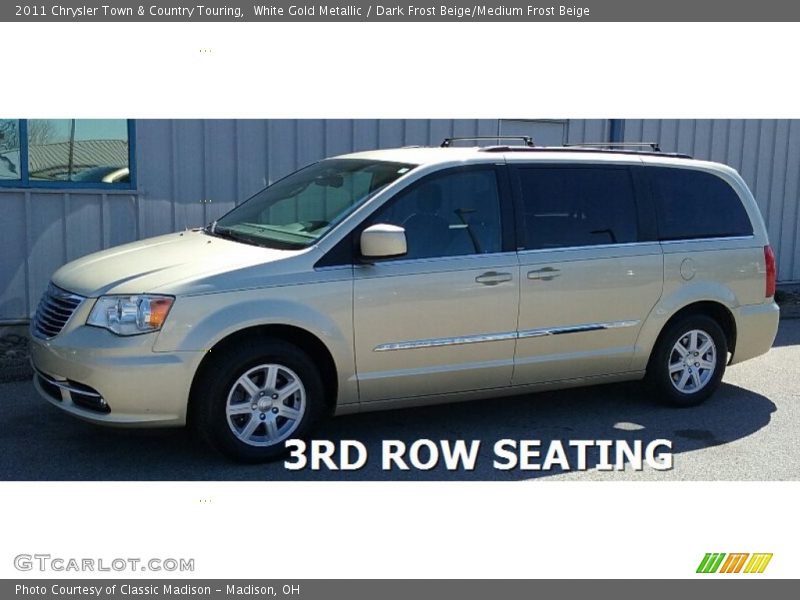 White Gold Metallic / Dark Frost Beige/Medium Frost Beige 2011 Chrysler Town & Country Touring