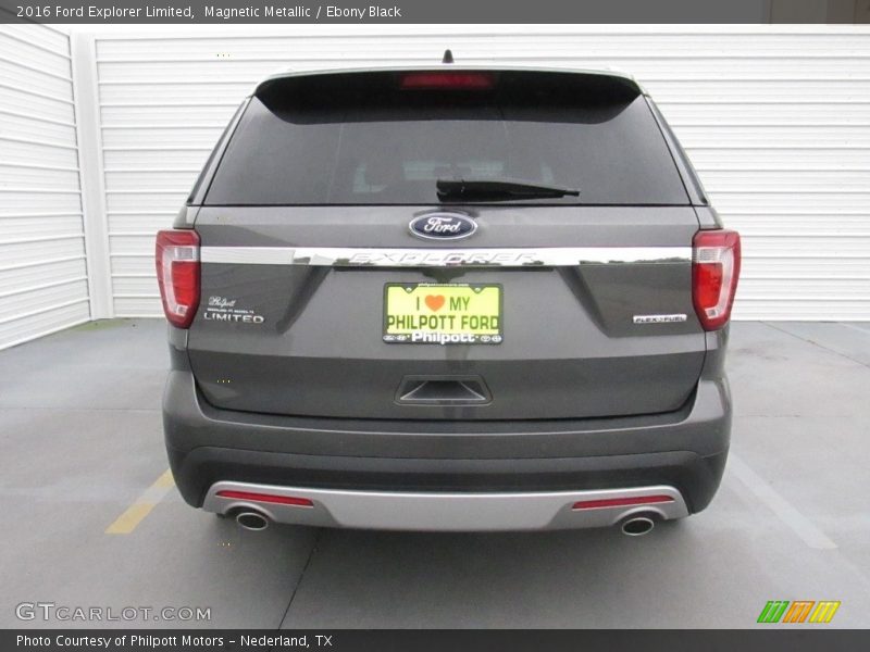 Magnetic Metallic / Ebony Black 2016 Ford Explorer Limited