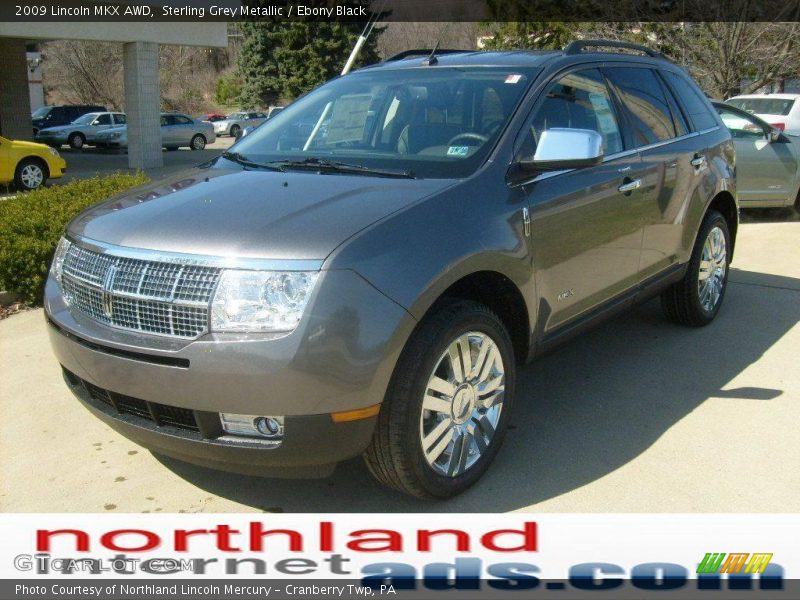 Sterling Grey Metallic / Ebony Black 2009 Lincoln MKX AWD