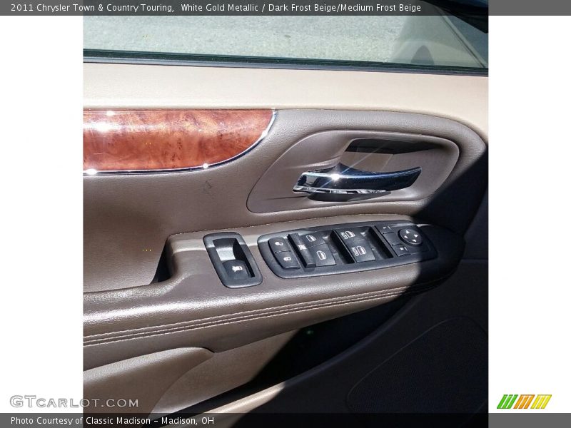 White Gold Metallic / Dark Frost Beige/Medium Frost Beige 2011 Chrysler Town & Country Touring