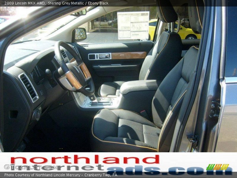 Sterling Grey Metallic / Ebony Black 2009 Lincoln MKX AWD